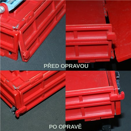 Oprava ulomeného úchytu čela vlečky KDN traktor Zetor